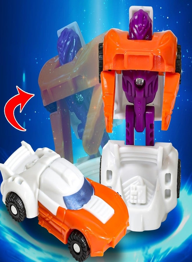 AMENON 12 Pack Easter Eggs with Transform Car Toys For Boys, Easter Basket Essential Basket Stuffers Transform Vehicle Robot For Kids Easter Egg Hunts Easter Basket Stuffers Fillers and Party Favors - Image 4